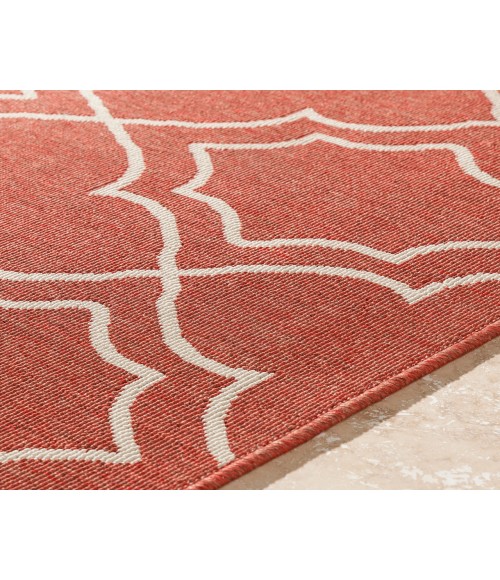 Alfresco ALF-9591 3'7" x 5'7" Machine Woven Rug