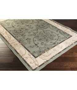 Livabliss Alfresco ALF9594 Sage Cream Area Rug 5 ft. 3 in. Round