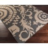 Livabliss Alfresco ALF9615 Black Camel Area Rug 5 ft. 3 in. Round