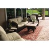 Livabliss Alfresco ALF9631 Rust Camel Area Rug 5 ft. 3 in. Round