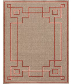 Surya Alfresco ALF9633 Rust Camel Area Rug 8 ft. 10 in. X 12 ft. 10 in. Rectangle