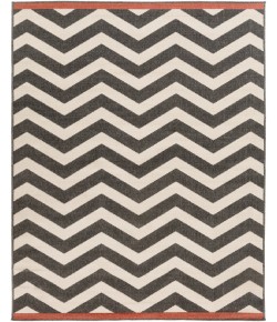 Surya Alfresco ALF9646 Black Cream Area Rug 2 ft. 5 in. X 11 ft. 10 in. Runner