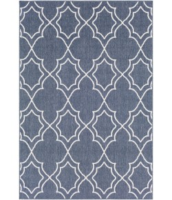 Livabliss Alfresco ALF9650 Charcoal White Area Rug 8 ft. 10 in. Square