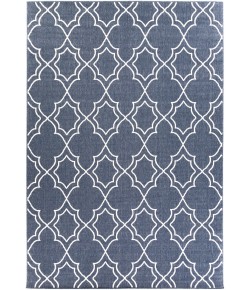 Livabliss Alfresco ALF9650 Charcoal White Area Rug 7 ft. 3 in. X 10 ft. 6 in. Rectangle