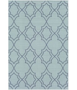Livabliss Alfresco ALF9652 Pale Blue Navy Area Rug 2 ft. 5 in. X 4 ft. 5 in. Rectangle