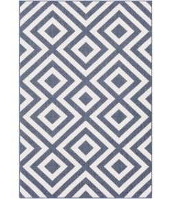 Surya Alfresco ALF9657 Charcoal White Area Rug 7 ft. 3 in. X 10 ft. 6 in. Rectangle