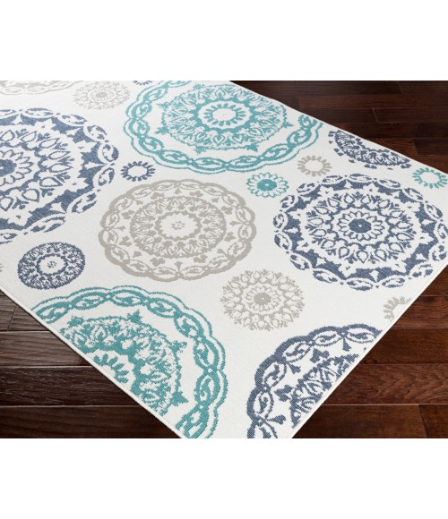 Alfresco ALF-9665 3'7" x 5'7" Machine Woven Rug