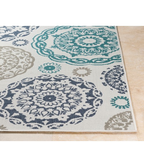Alfresco ALF-9665 3'7" x 5'7" Machine Woven Rug