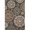 Livabliss Alfresco ALF9668 Black Sea Foam Area Rug 8 ft. 10 in. Round