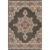 Livabliss Alfresco ALF9671 Black Sea Foam Area Rug 5 ft. 3 in. Round