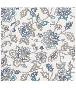 Livabliss Alfresco ALF9674 Aqua Taupe Area Rug 7 ft. 3 in. Square