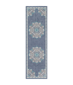 Livabliss Alfresco ALF9678 Charcoal Taupe Area Rug 2 ft. 5 in. X 11 ft. 10 in. Runner