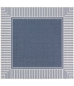 Livabliss Alfresco ALF9682 Charcoal White Area Rug 8 ft. 10 in. Square