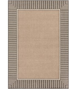 Livabliss Alfresco ALF9684 Camel Black Area Rug 8 ft. 10 in. X 12 ft. 10 in. Rectangle