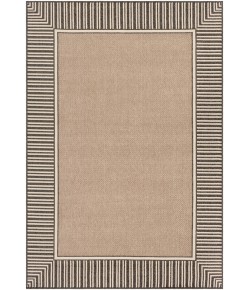 Surya Alfresco ALF9684 Camel Black Area Rug 5 ft. 11 in. X 8 ft. 10 in. Rectangle