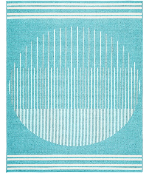 Alfresco ALF-9691 53" x 53" Machine Woven Rug