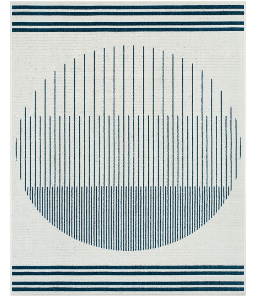 Alfresco ALF-9693 53" x 53" Machine Woven Rug