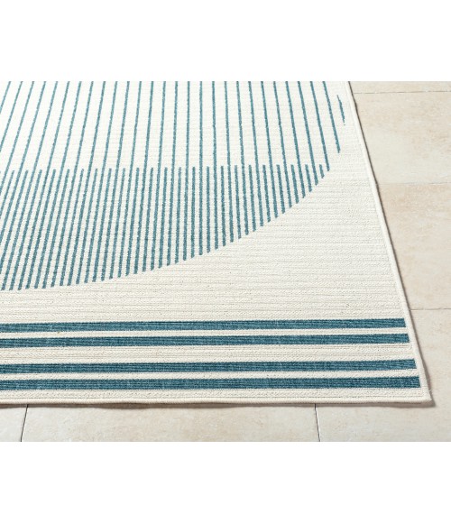 Alfresco ALF-9693 53" x 53" Machine Woven Rug