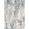 Livabliss Allegro ALG2307 Ivory Sky Blue Area Rug 6 ft. 7 in. X 9 ft. Rectangle