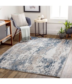 Livabliss Allegro ALG2307 Ivory Sky Blue Area Rug 6 ft. 7 in. X 9 ft. Rectangle