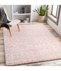 Surya Aliyah Shag ALH2300 Blush Cream Area Rug 5 ft. 3 in. X 7 ft. 3 in. Rectangle