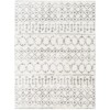 Livabliss Aliyah Shag ALH2302 Cream Medium Gray Area Rug 5 ft. 3 in. X 7 ft. 3 in. Rectangle