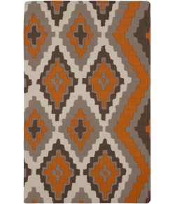 Surya Alameda AMD1030 Bright Orange Taupe Area Rug 2 ft. X 3 ft. Rectangle