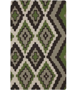 Surya Alameda AMD1048 Grass Green Dark Brown Area Rug 3 ft. 3 in. X 5 ft. 3 in. Rectangle