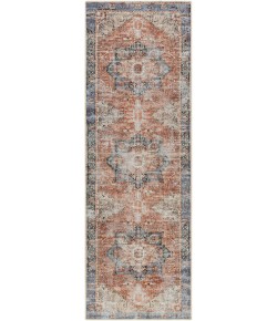 Livabliss Amelie AML2309 Terracotta Ivory Area Rug 2 ft. 7 in. X 14 ft. Runner