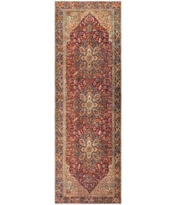 Livabliss Amelie AML2344 Burgundy Dark Blue Area Rug 2 ft. 7 in. X 7 ft. 10 in. Runner