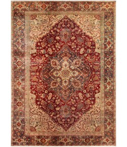 Livabliss Amelie AML2344 Burgundy Dark Blue Area Rug 2 ft. 7 in. X 7 ft. 10 in. Runner