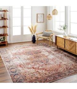 Livabliss Amelie AML2350 Burgundy Navy Area Rug 2 ft. 7 in. X 7 ft. 10 in. Runner