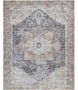 Livabliss Amelie AML2360 Ink Blue Medium Brown Area Rug 7 ft. 10 in. X 10 ft. 2 in. Rectangle