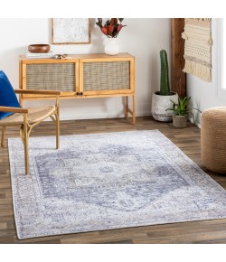 Livabliss Amelie AML2360 Ink Blue Medium Brown Area Rug 7 ft. 10 in. X 10 ft. 2 in. Rectangle