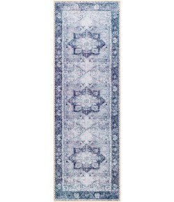 Livabliss Amelie AML2361 Light Gray Lavender Area Rug 2 ft. 7 in. X 20 ft. Runner
