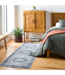 Livabliss Amelie AML2361 Light Gray Lavender Area Rug 2 ft. 7 in. X 20 ft. Runner