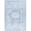 Livabliss Amelie AML2362 Light Blue Ice Blue Area Rug 5 ft. 3 in. X 7 ft. 3 in. Rectangle