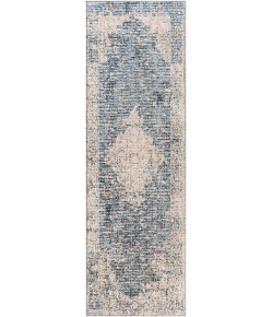 Livabliss Amore AMO2304 Navy Denim Area Rug 2 ft. 6 in. X 8 ft. Runner