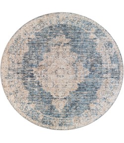 Livabliss Amore AMO2304 Navy Denim Area Rug 7 ft. 10 in. Round