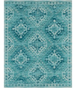 Surya Amsterdam AMS1002 Aqua Teal Area Rug 8 ft. X 10 ft. Rectangle