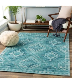 Surya Amsterdam AMS1002 Aqua Teal Area Rug 8 ft. X 10 ft. Rectangle