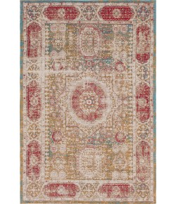 Surya Amsterdam AMS1011 Mustard Bright Blue Area Rug 5 ft. X 7 ft. 6 in. Rectangle