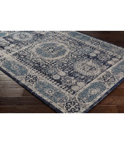 Surya Amsterdam AMS1013 Navy Light Gray Area Rug 2 ft. X 3 ft. Rectangle