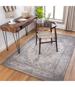 Surya Amsterdam AMS1029 Charcoal Medium Gray Area Rug 8 ft. X 10 ft. Rectangle