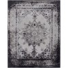 Surya Amsterdam AMS1030 Black Medium Gray Area Rug 8 ft. X 10 ft. Rectangle