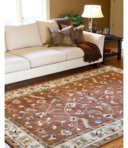 Surya Anastacia ANA8403 Dark Brown Wheat Area Rug 2 ft. 6 in. X 10 ft. Runner