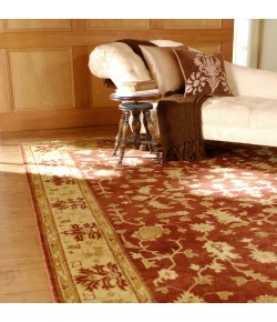 Surya Antolya ANT9702 Dark Red Wheat Area Rug 8 ft. Round