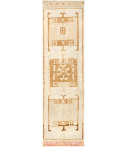 Surya Antique One of a Kind Beige AOOAK-1825 3 ft. 2 in. X 10 ft. 7 in. Rect. Rug