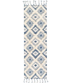 Surya Apache APA2304 Dark Blue Cream Area Rug 2 ft. 6 in. X 8 ft. Runner