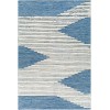 Livabliss Apache APA2310 Cream Bright Blue Area Rug 5 ft. X 7 ft. 6 in. Rectangle